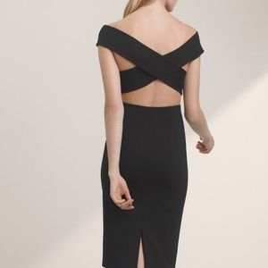 Aritzia Varndell Dress in color Black
